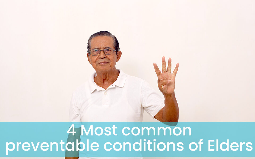 4 most common preventable conditions of Elders