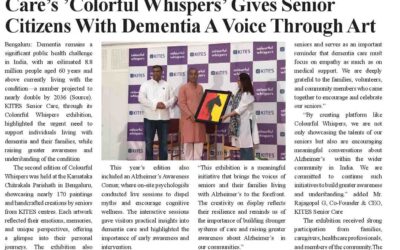 World Alzheimer’s Day : The Arayavartha Express